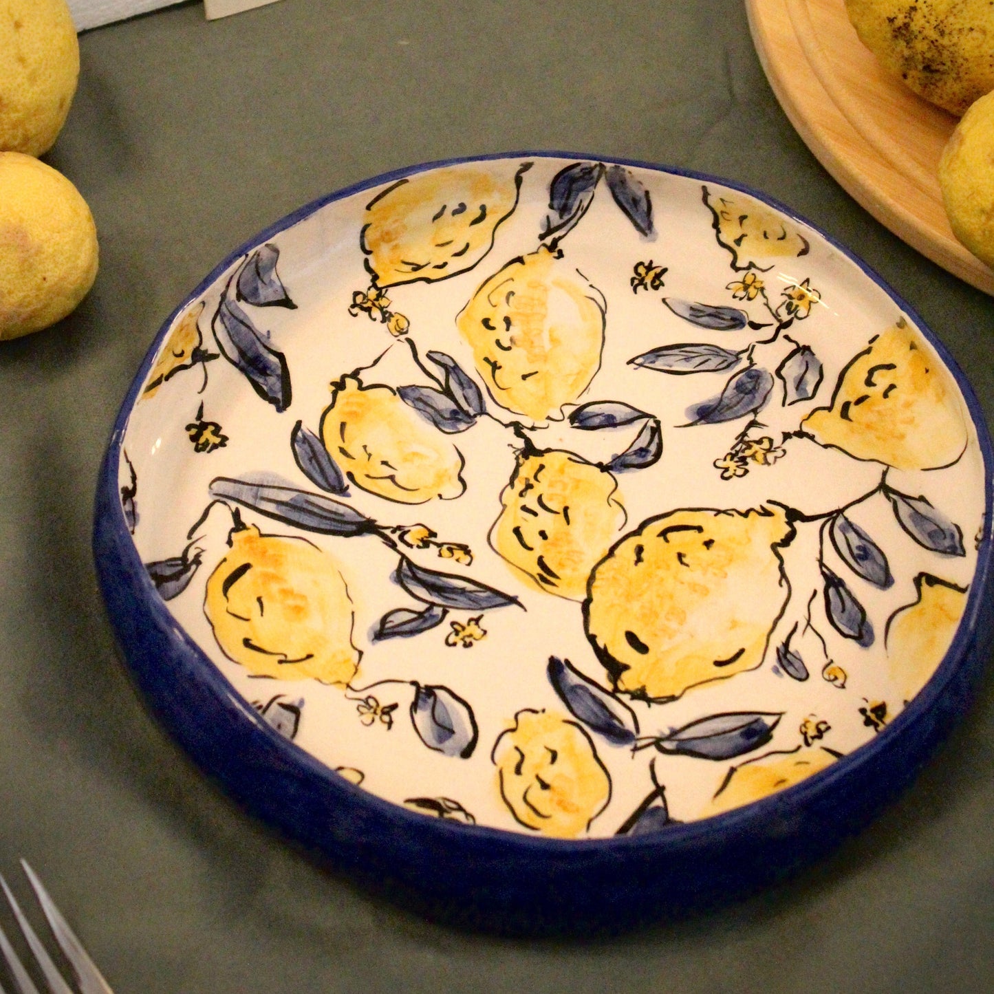 Lima – El Yapımı Seramik Tabak