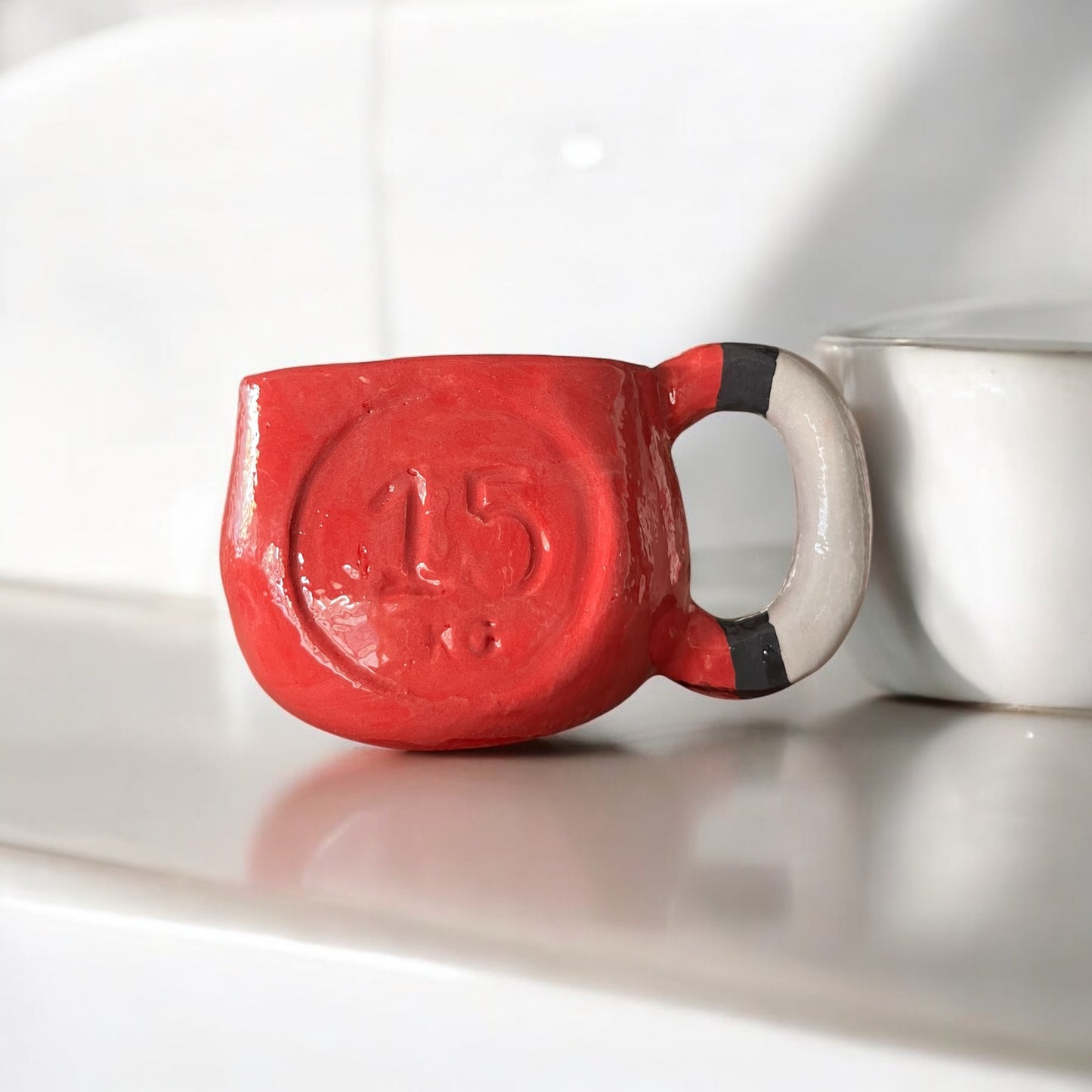 Kettlebell– El Yapımı Seramik Kupa